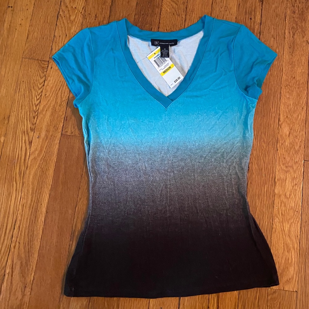 INC short sleeve ombre t shirt medium